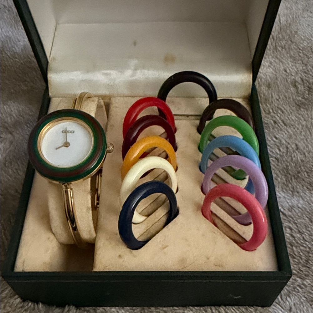 Vintage Gucci Interchangeable Bezel Watch